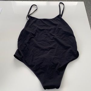 Blush lingerie Mesh back thong one piece - L